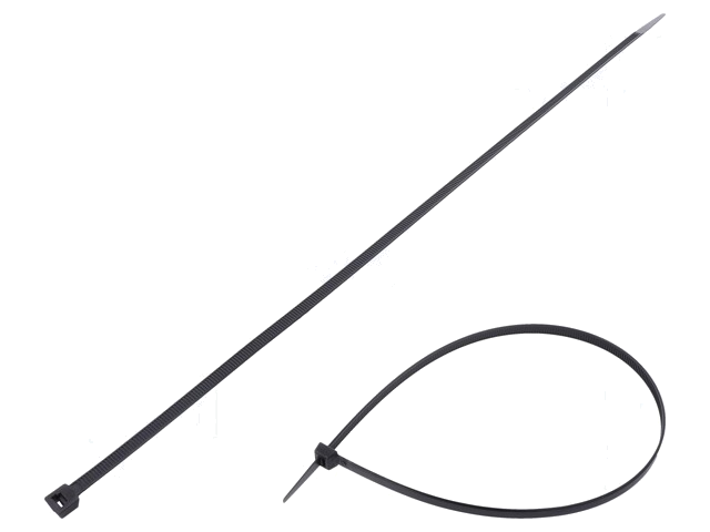 Kabelbinder; L: 500mm; W: 7,6mm; polyamide; 533N; zwart; Ømax: 150mm Kabelbinder; L: 500mm; W: 7,6mm; polyamide; 533N; zwart; Ømax: 150mm